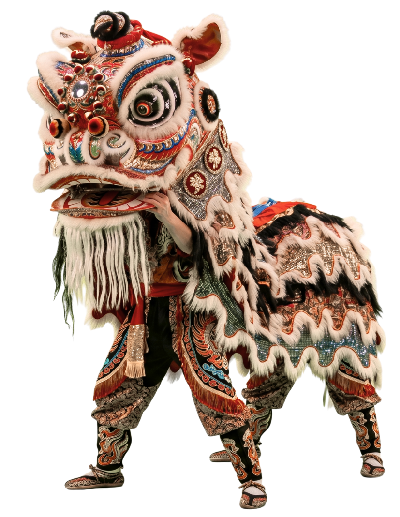 un leon de la danza del leon China
